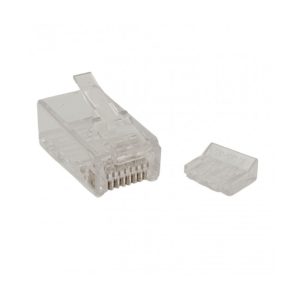 VIDEK Cat6 RJ45 Crimp Plug UTP Solid/Stranded - 50 Pack